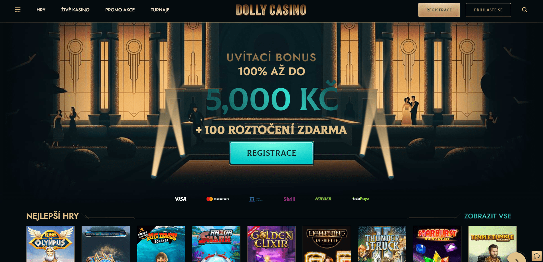 Dolly Casino - free spins, no deposit bonus, VIP promotions