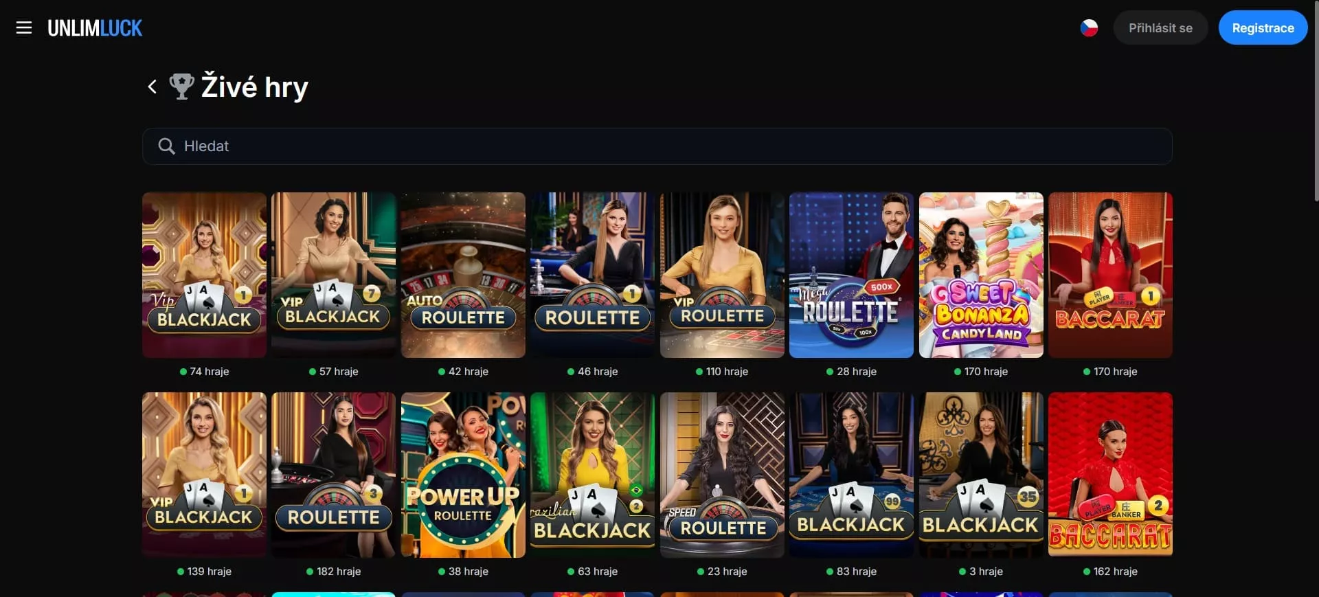 Unlimluck Casino Dashboard